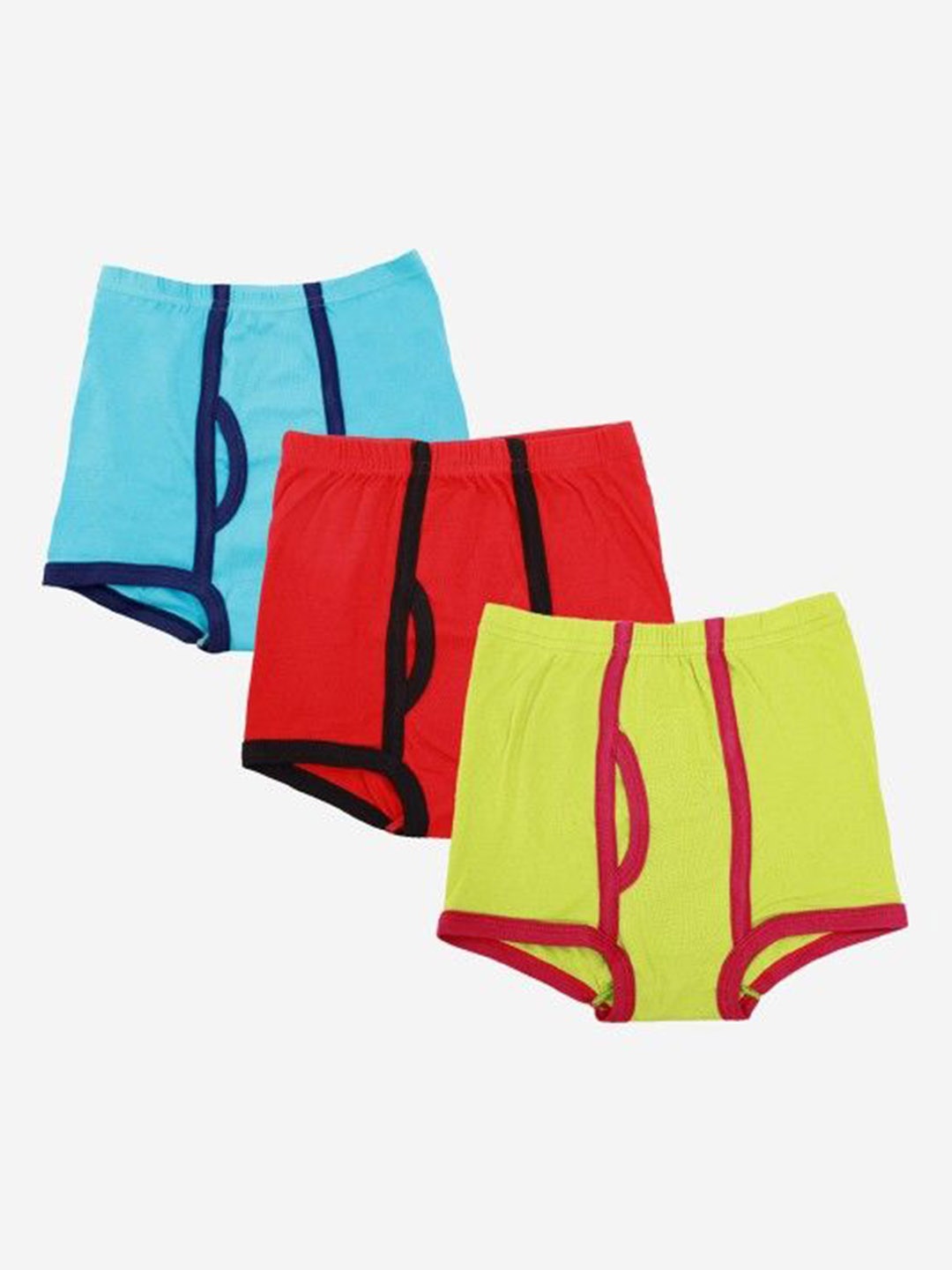 

YK Boys Pack Of 3 Assorted Trunks YKN108C-N-12-Assorted