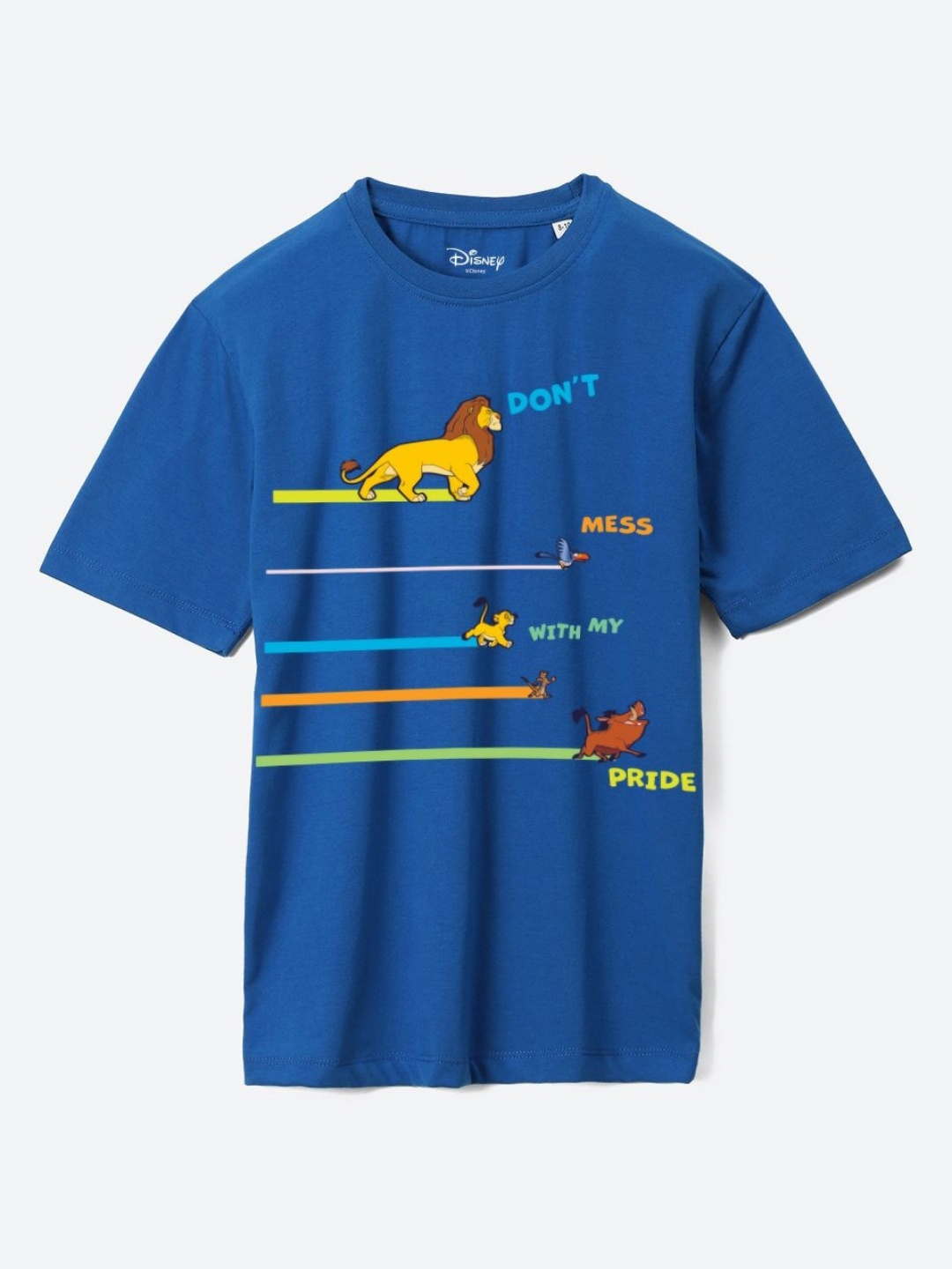 

YK Disney Boys Lion King Printed Applique T-shirt, Blue