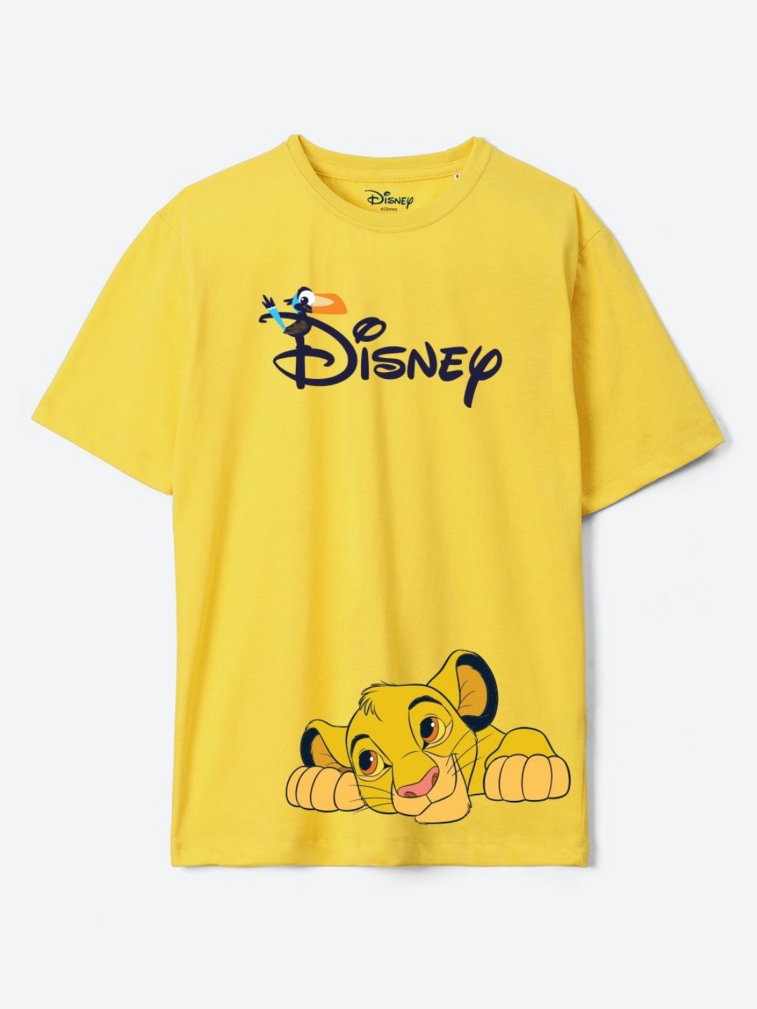 

YK Disney Boys Printed Applique T-shirt, Yellow