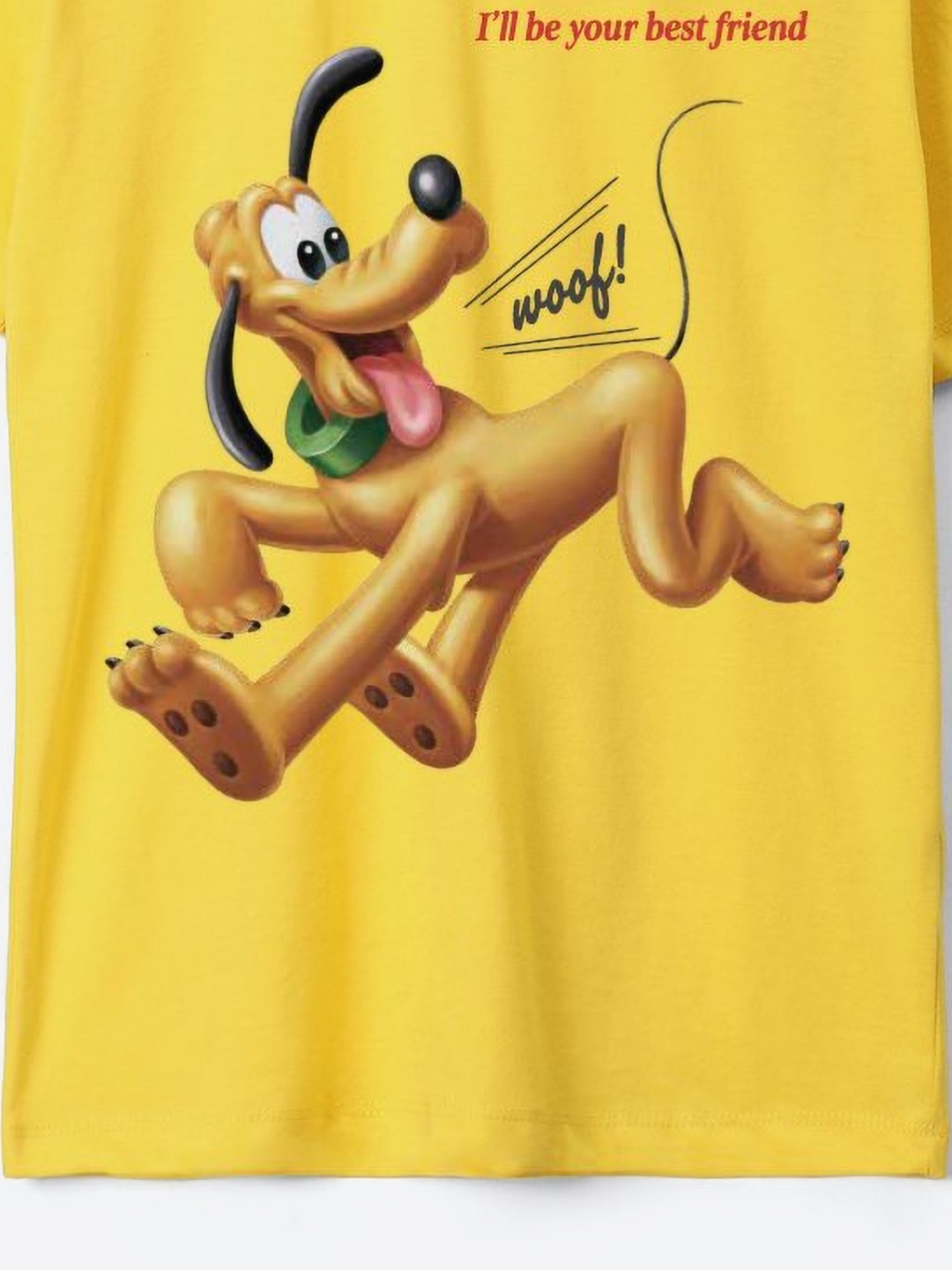

YK Disney Boys Printed Applique T-shirt, Yellow