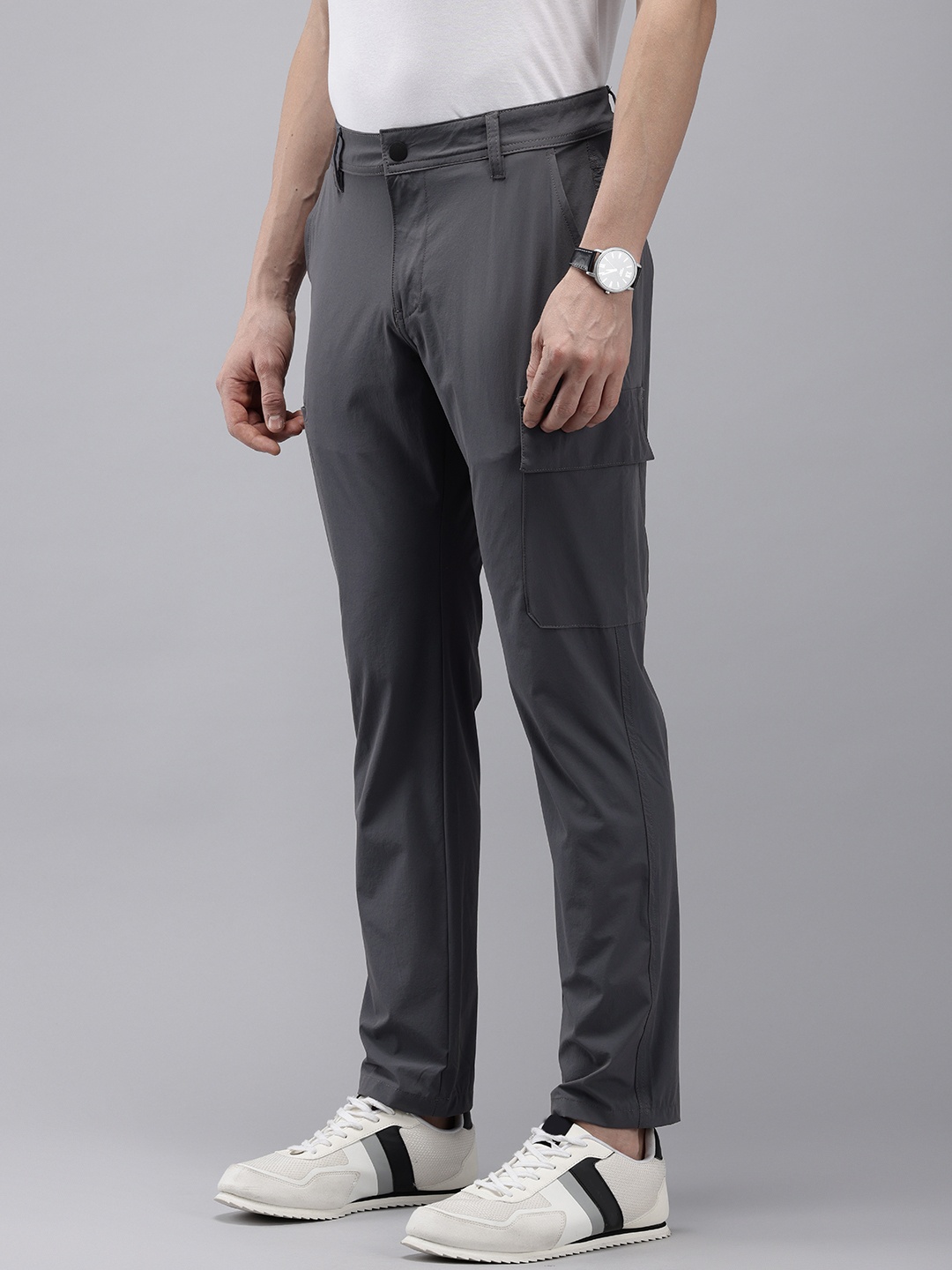 

U.S. Polo Assn. Men Slim Tapered Fit Cargos, Charcoal