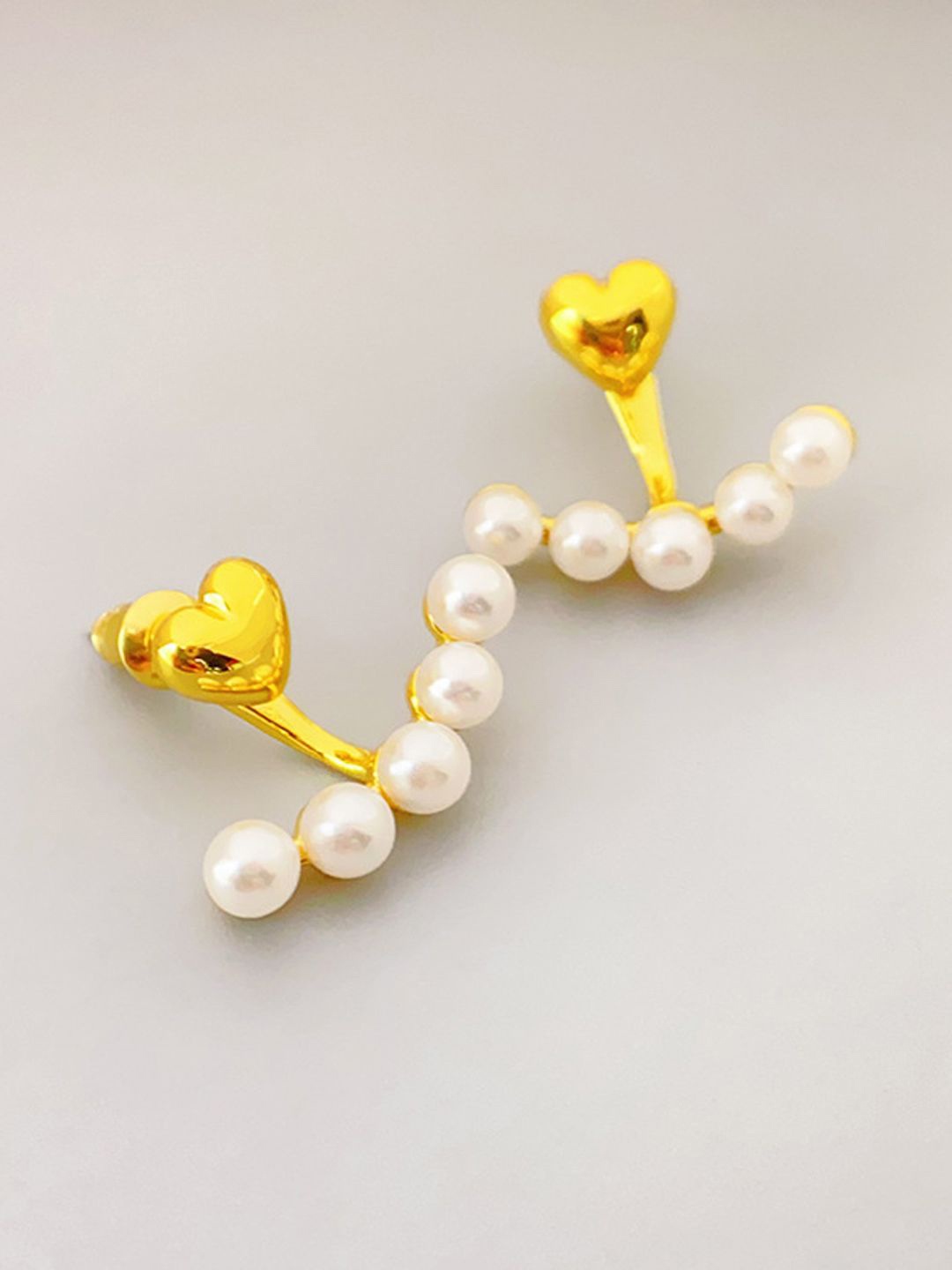 

FIMBUL Classic Studs Earrings, White