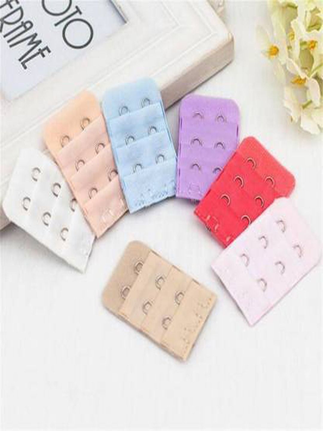 

FIMBUL Set of 4 Reusable Bra Straps and Extenders Lingerie accessories, Multi