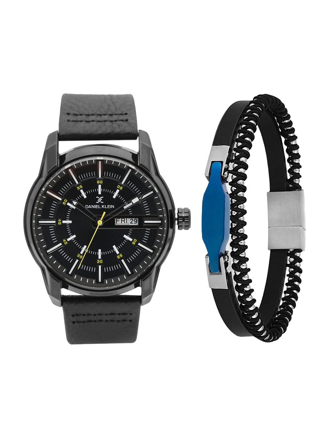 

Daniel Klein Men Watch Gift Set DKG004-3, Black