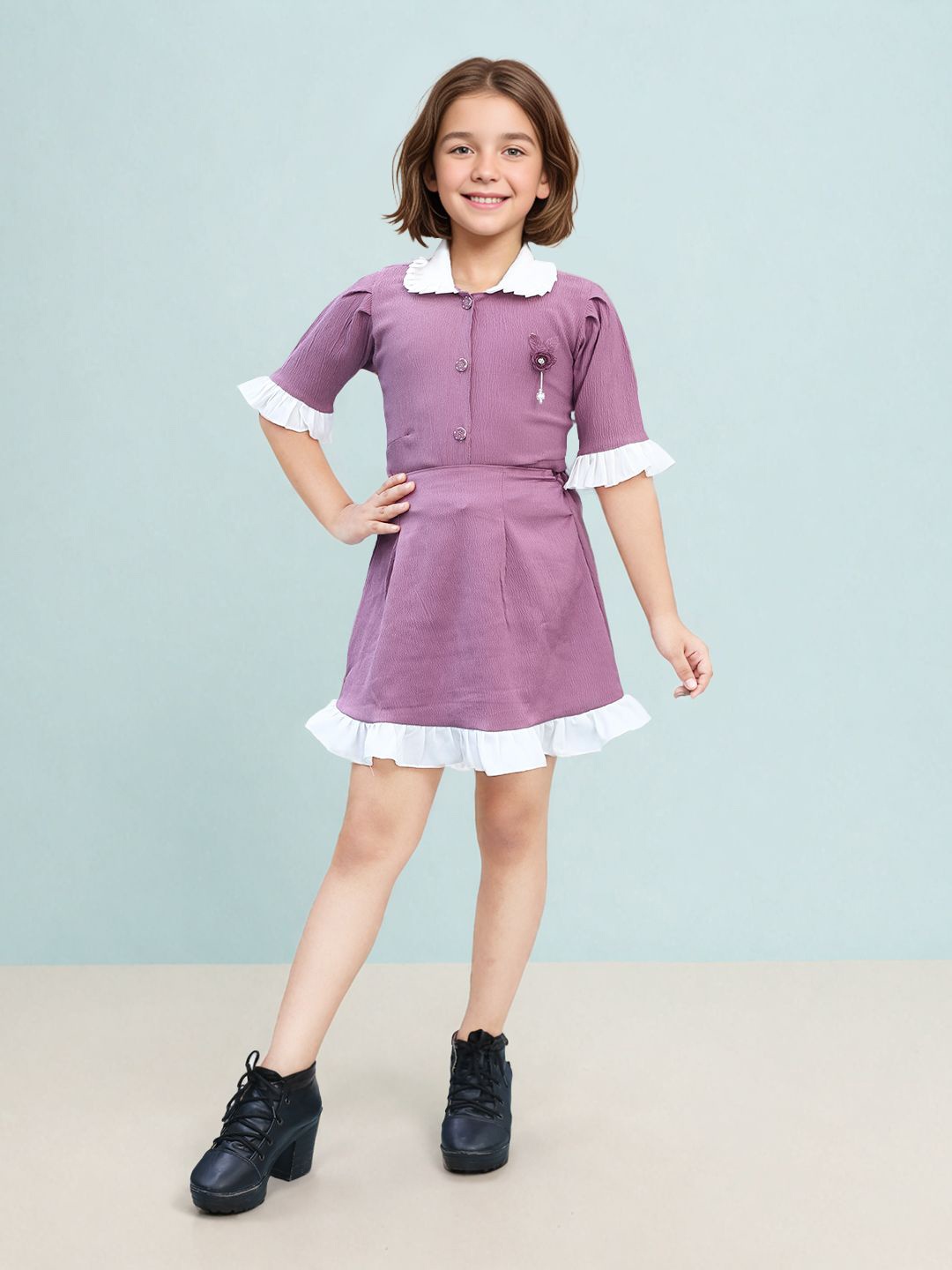 

Toonyport Fit & Flare Dress, Purple