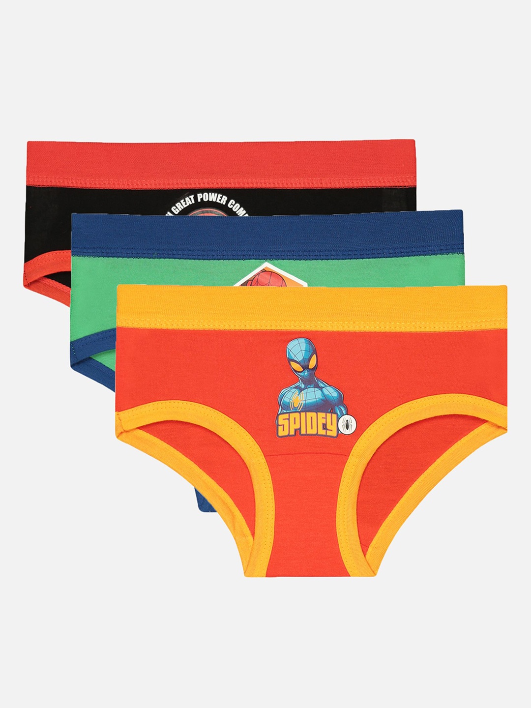 Bodycare Boys Pack of 3 Assorted Basic Briefs KIA928-PK004