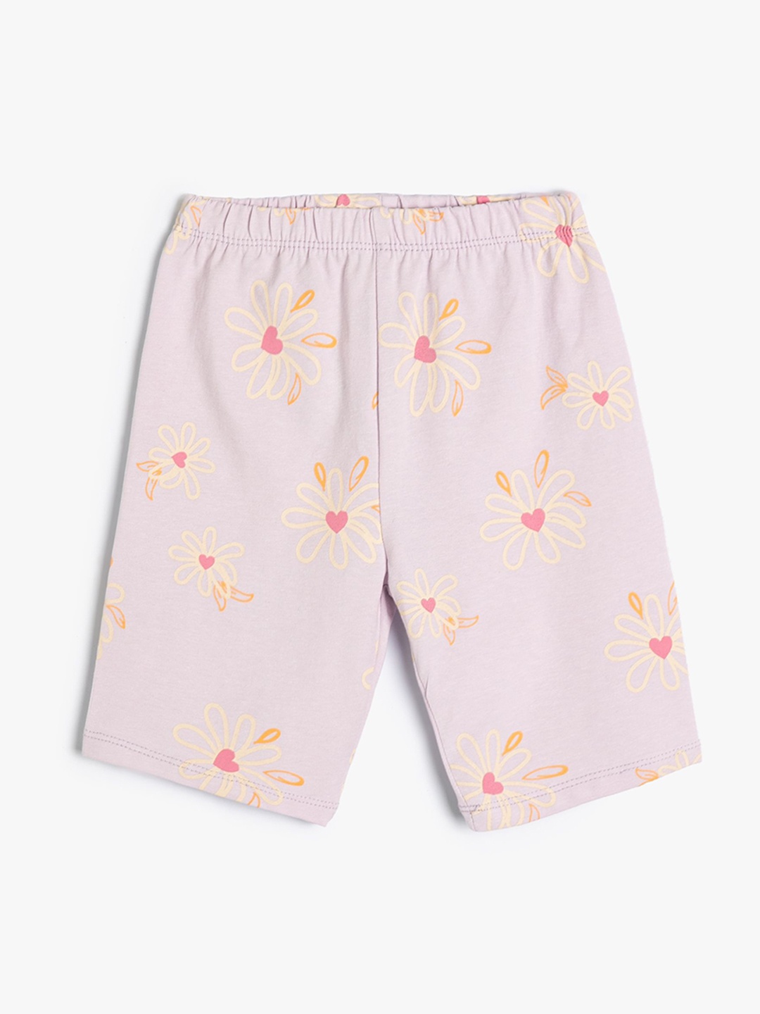 

Koton Printed Shorts, Purple