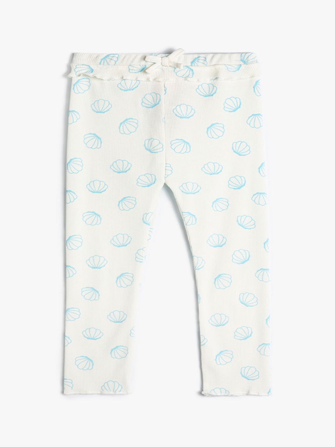 

Koton Infant Girls Printed Ankle-Length Leggings, Beige