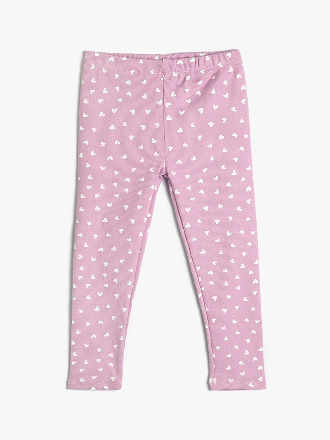 

Koton Girls Printed Ankle Length Leggings, Purple