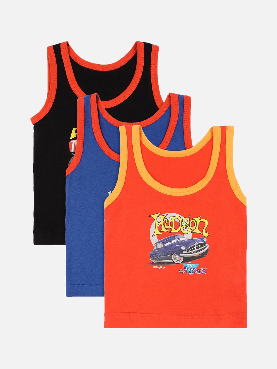 

Bodycare Boys Pack Of 3 Assorted Cotton Innerwear Vests KIA927-PK004_P3