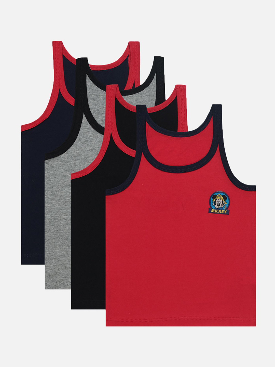 

Bodycare Boys Pack Of 4 Assorted Mickey & Friends Innerwear Vests KIA936-PK001_P4