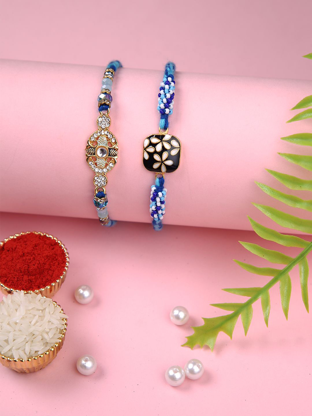 

Aapno Rajasthan Multistrand Rakhi, Blue