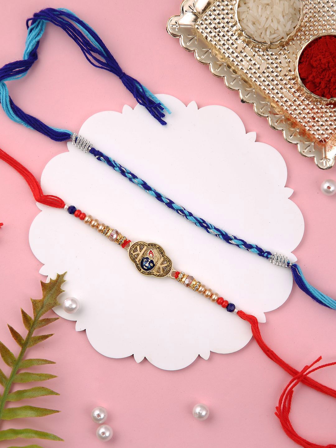 

Aapno Rajasthan Multistrand Rakhi, Red