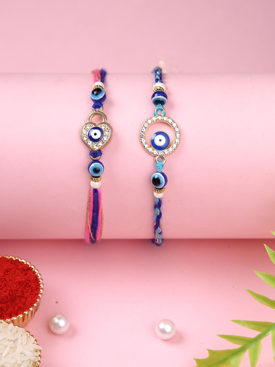 

Aapno Rajasthan Wraparound Rakhi, Blue