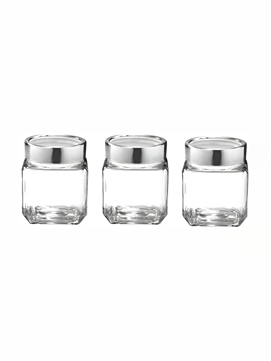 

Tap2kaart 6 Pcs Transparent Glass Fridge Containers -500ml