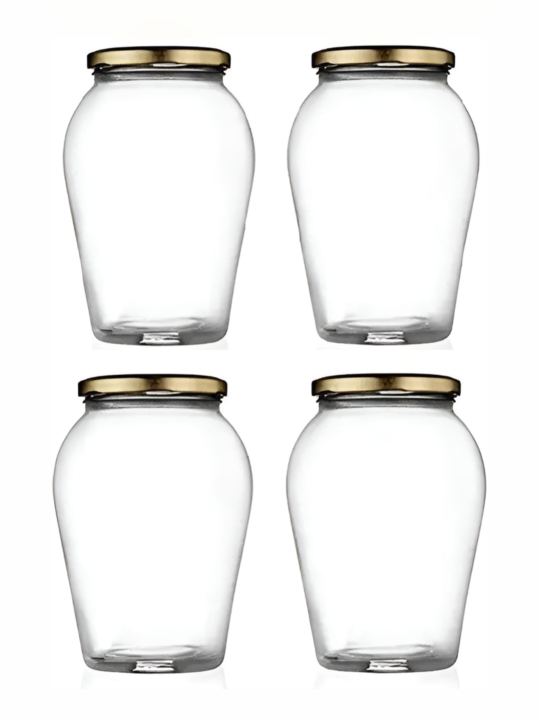 

Tap2kaart 6 Pcs Transparent Glass Fridge Containers- 1L