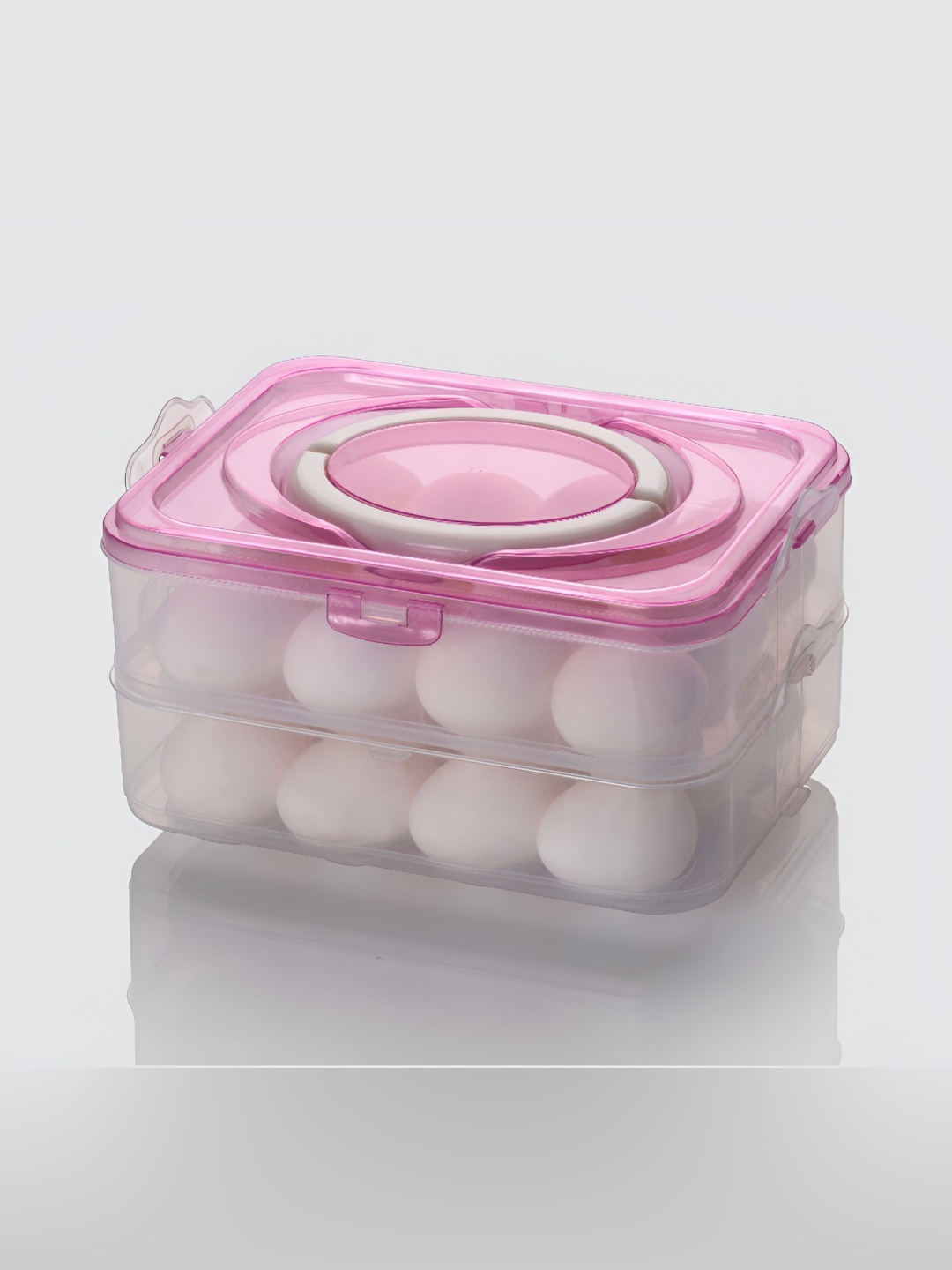 

Tap2kaart 2-Pcs Pink Storage Container