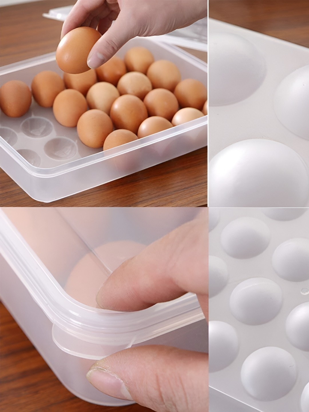 

Tap2kaart White Egg Tray Container