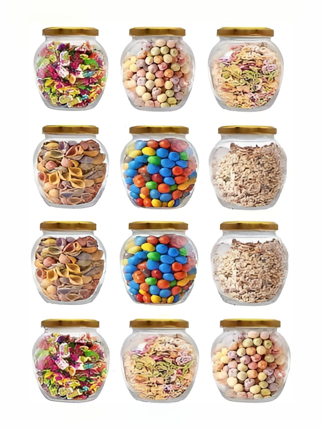 

Tap2kaart 12- Pcs Storage Container Set, Gold