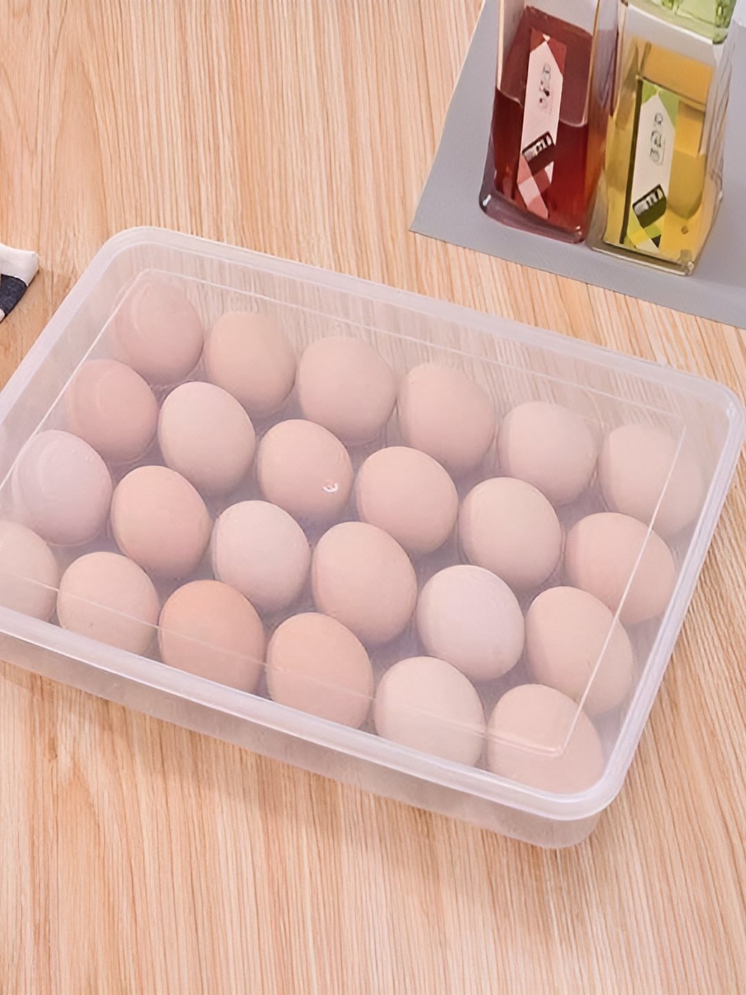 

Tap2kaart White 24 Grid Egg Tray With Lid