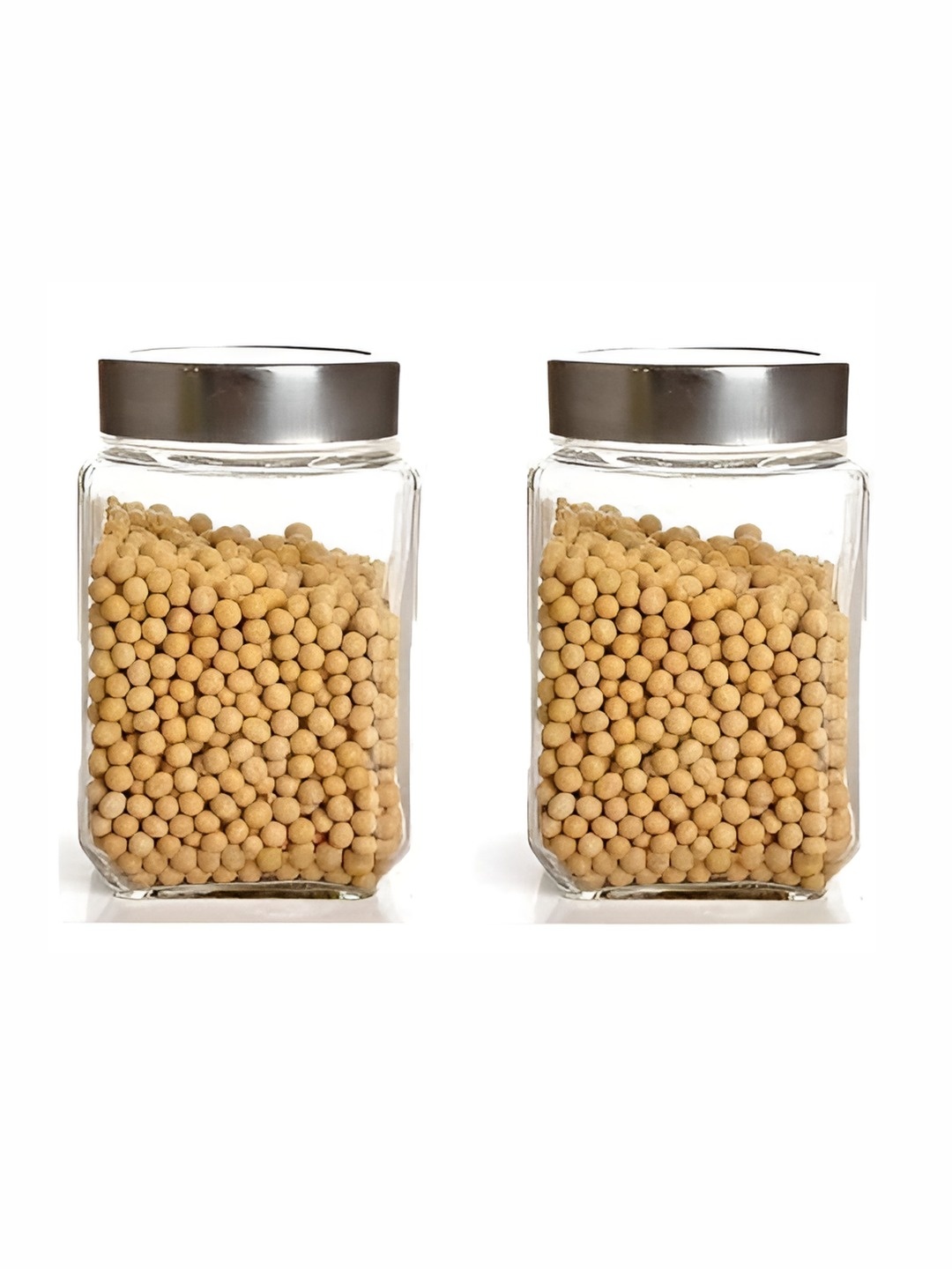

Tap2kaart -2Pcs Transparent Glass Container-300ml Each