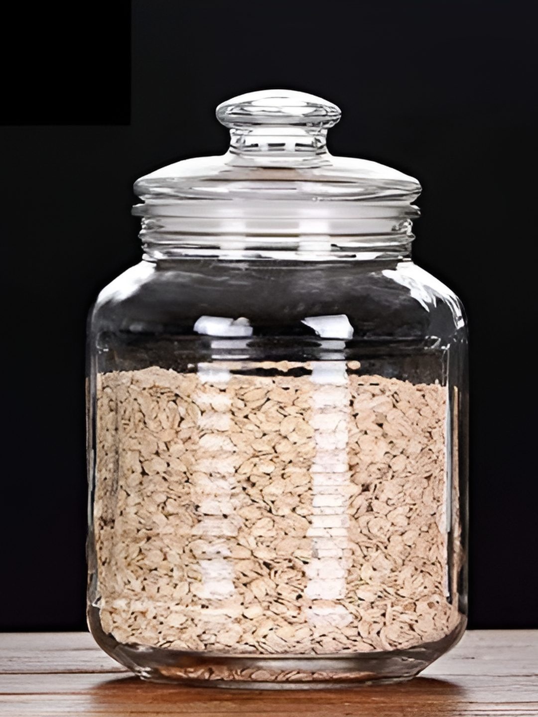 

Tap2kaart Transparent Glass Storage Jar - 1.5 L