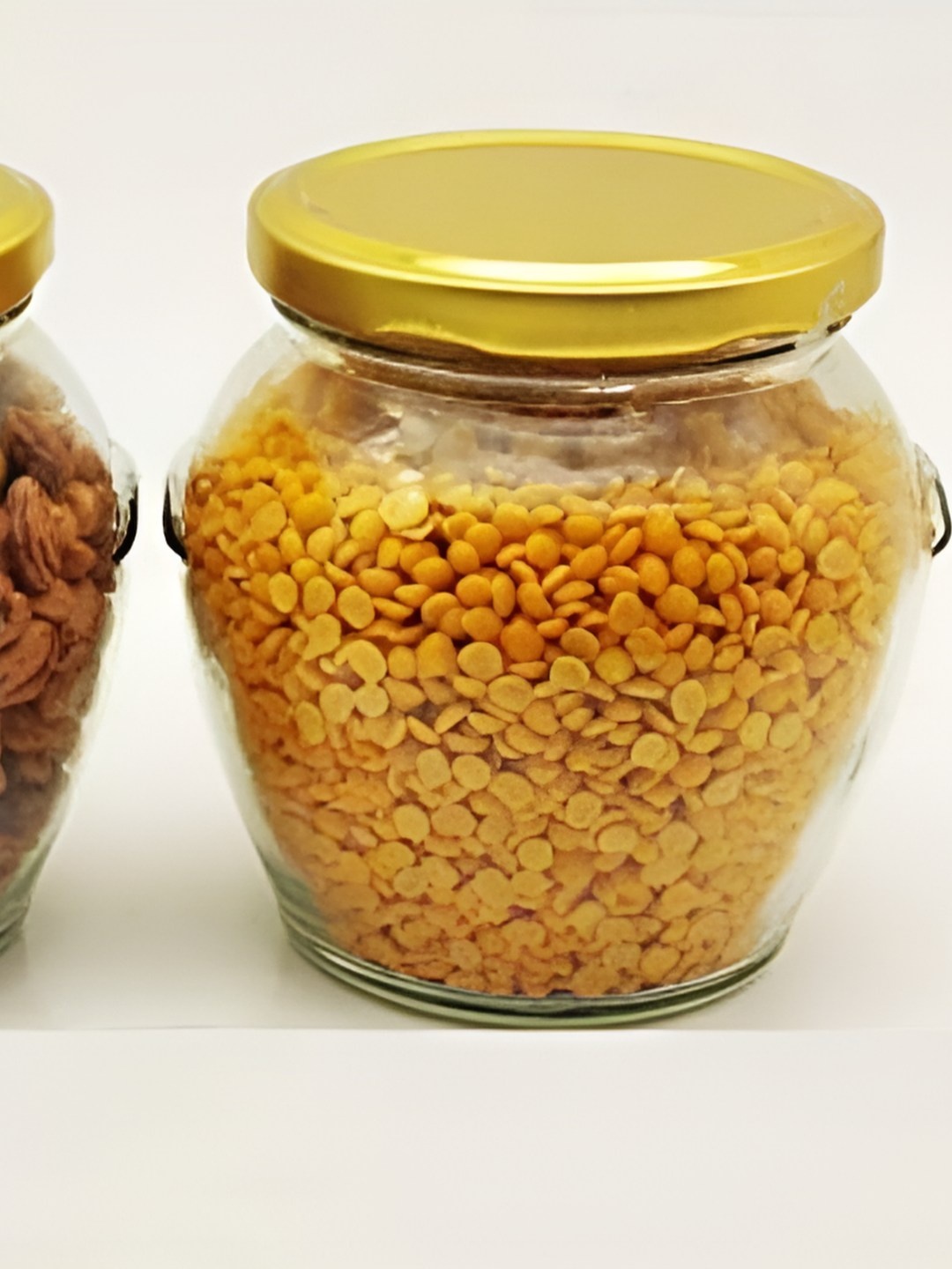 

Tap2kaart -2 Pcs Transparent Glass Container-400ml Each