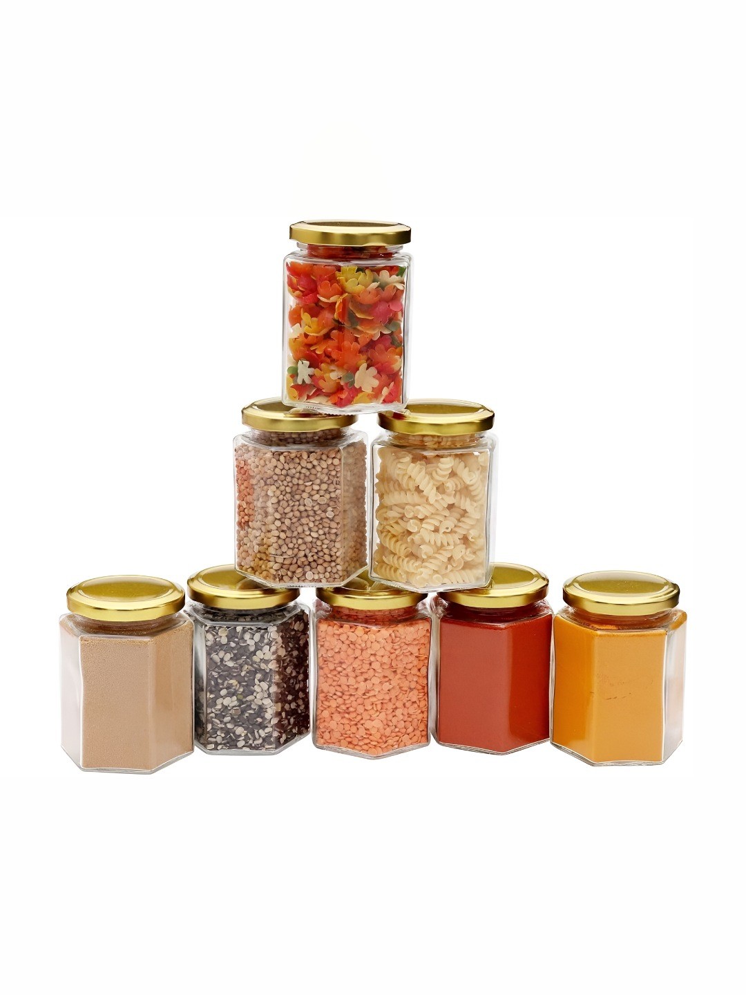 

Tap2kaart 12 Pcs Transparent Glass Fridge Containers-250 ml