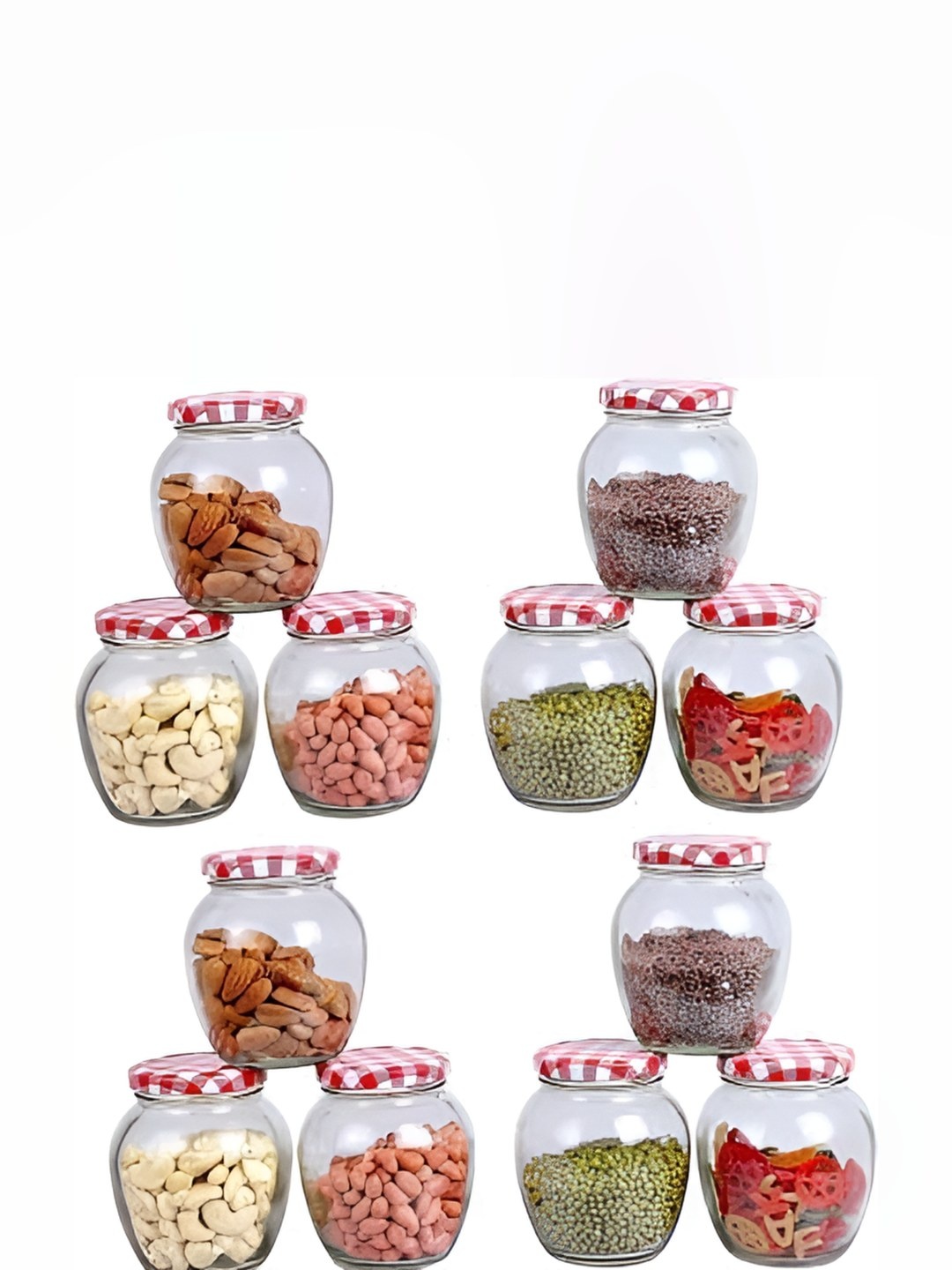 

Tap2kaart 12-Pcs Red & White Storage Container