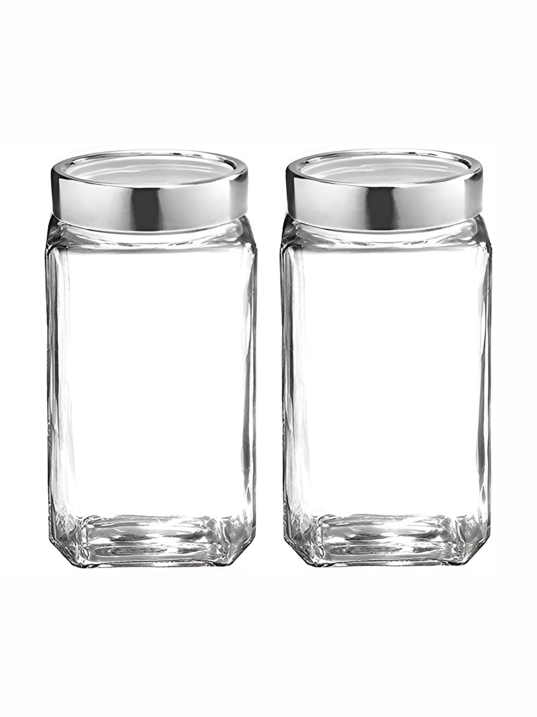 

JIGSHTIAL 2- Pcs Transparent Storage Container Set- 1L Each