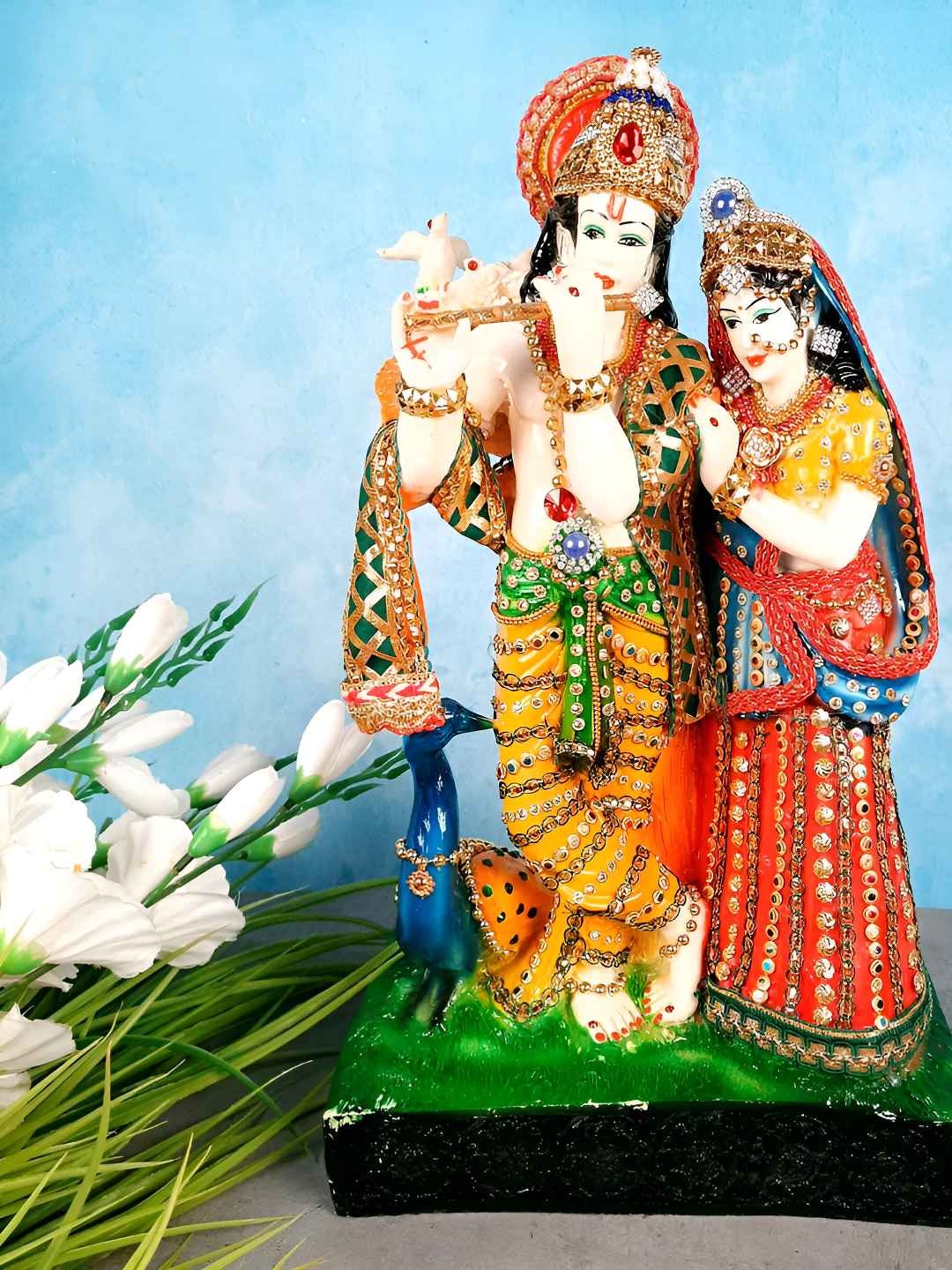 

apka mart Red Religious Idol Showpiece
