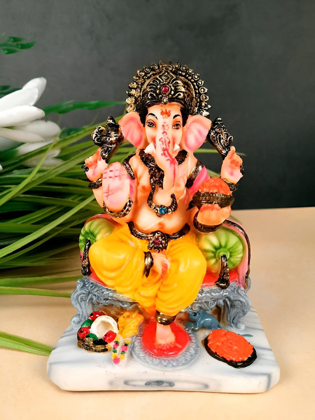 

apka mart Yellow Religious Idol Showpiece