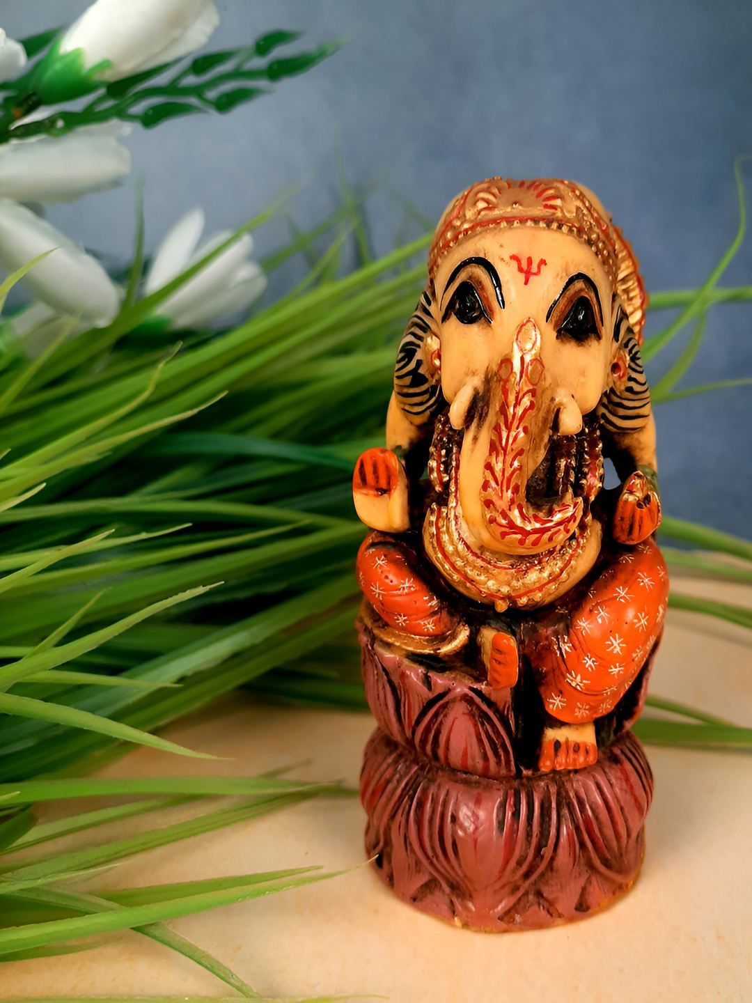 

apka mart Red Religious Idol Showpiece