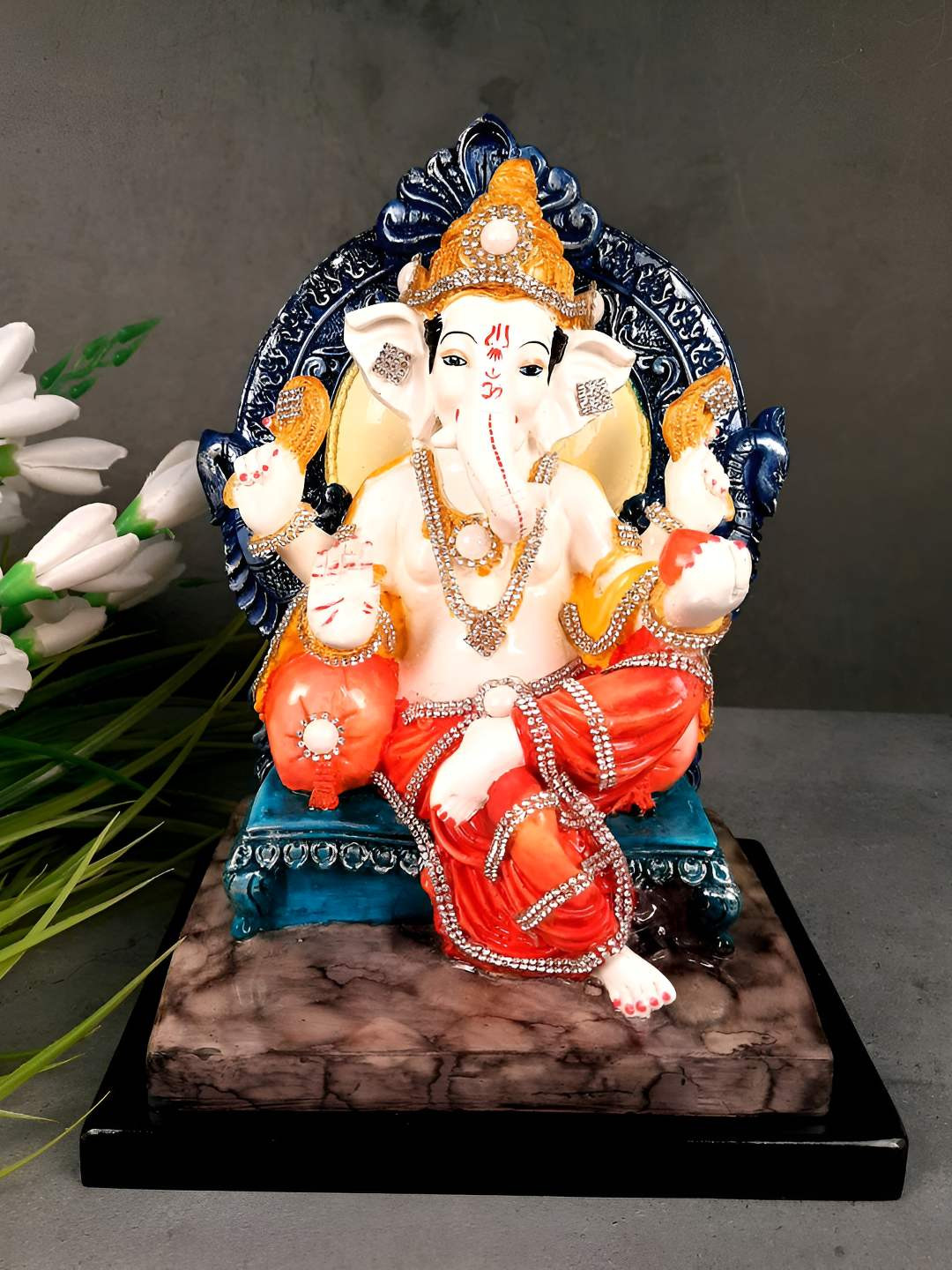 

apka mart Red Religious Idol Showpiece