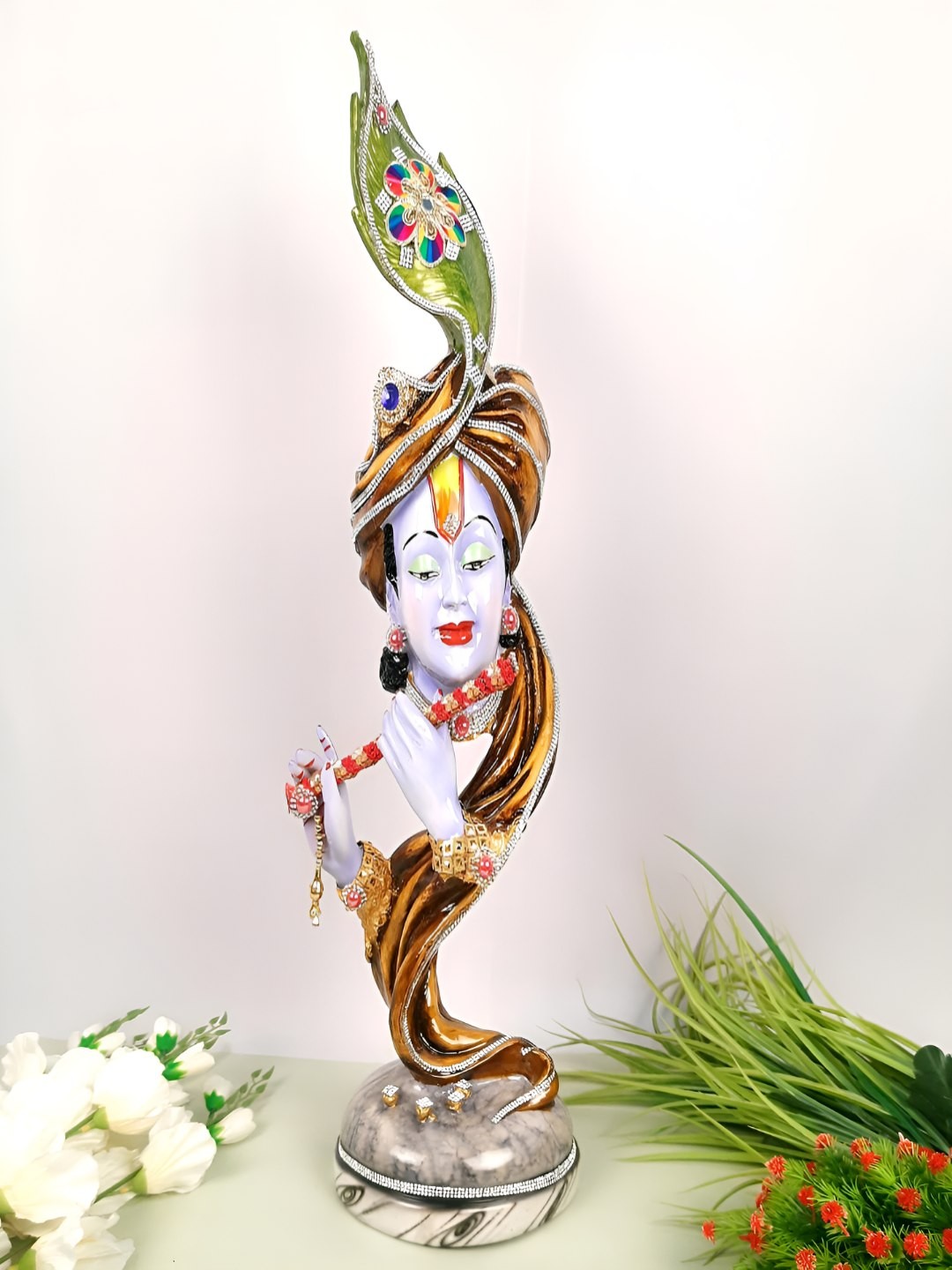 

apka mart Blue Religious Idol Showpiece