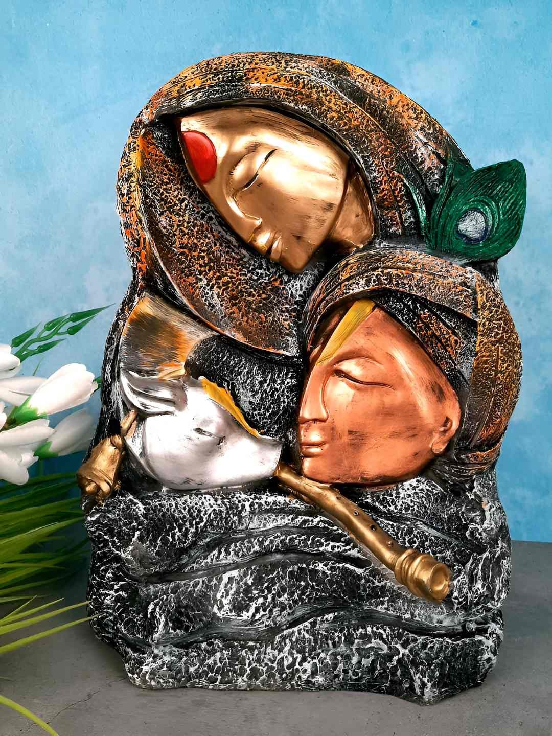 

apka mart Copper-Toned Religious Figurine Showpiece