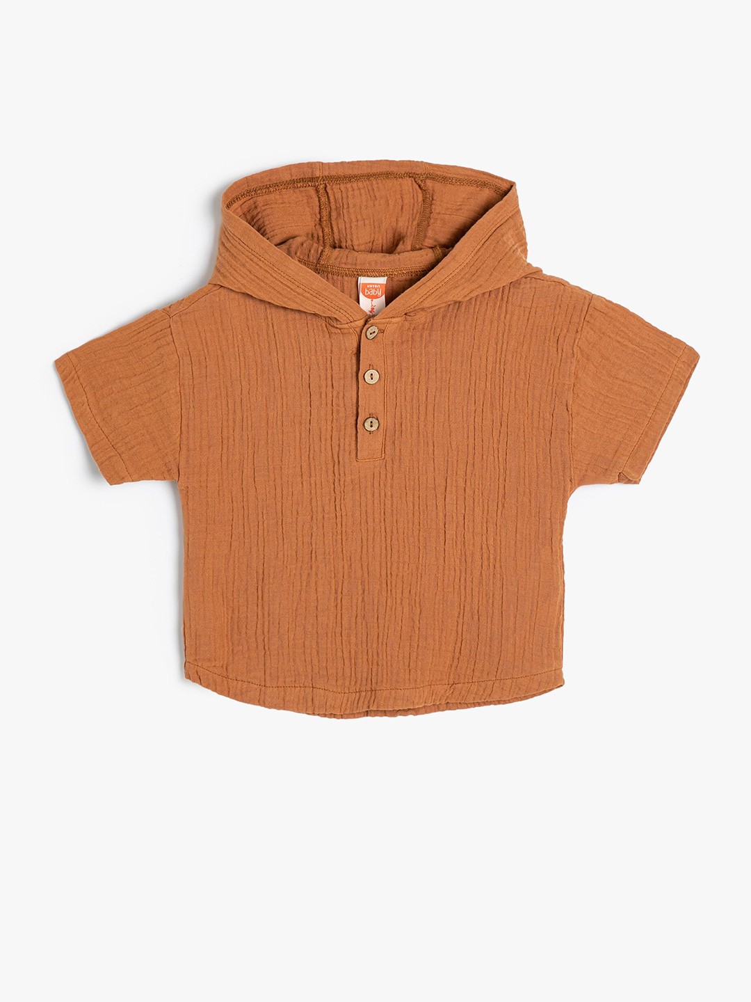 

Koton Boys Opaque Checked Casual Shirt, Brown