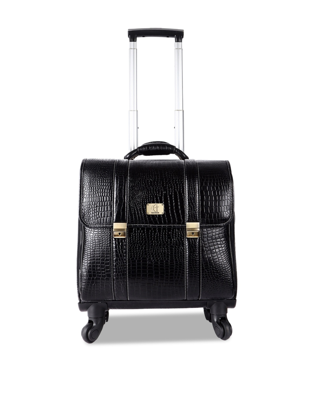 

HiLEDER Soft-Sided Cabin Trolley Bag, Black