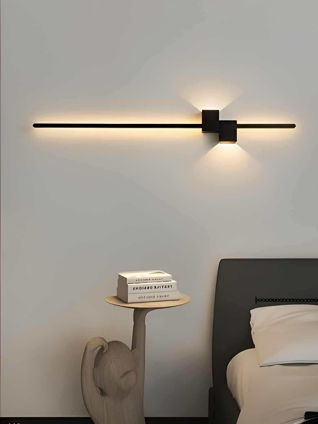 

Areezo Gold-Toned Metal Contemporary Wall Lamp