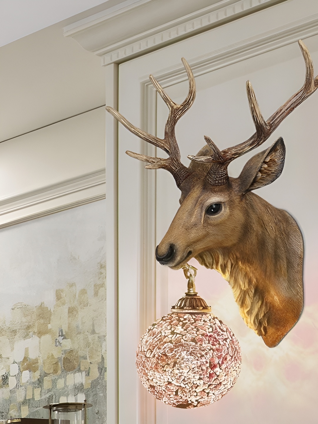 

Areezo Gold-Toned Metal Contemporary Wall Lamp