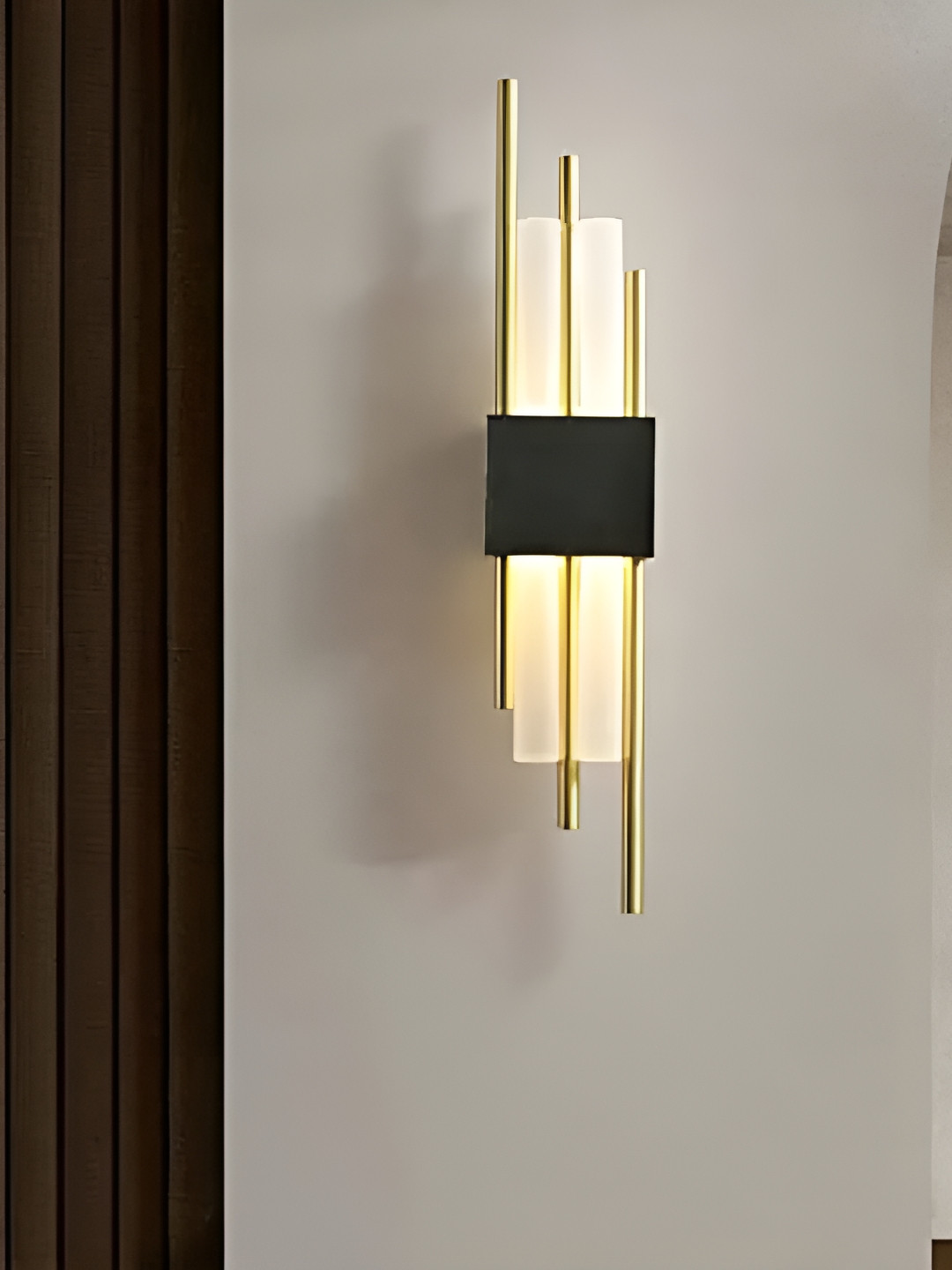 

Areezo Black Acrylic Contemporary Wall Lamp