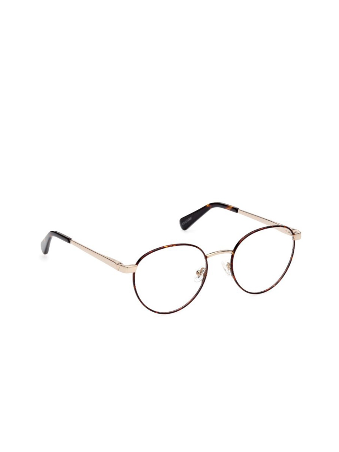 

GUESS Unisex Abstract Full Rim Oval Frames, Brown