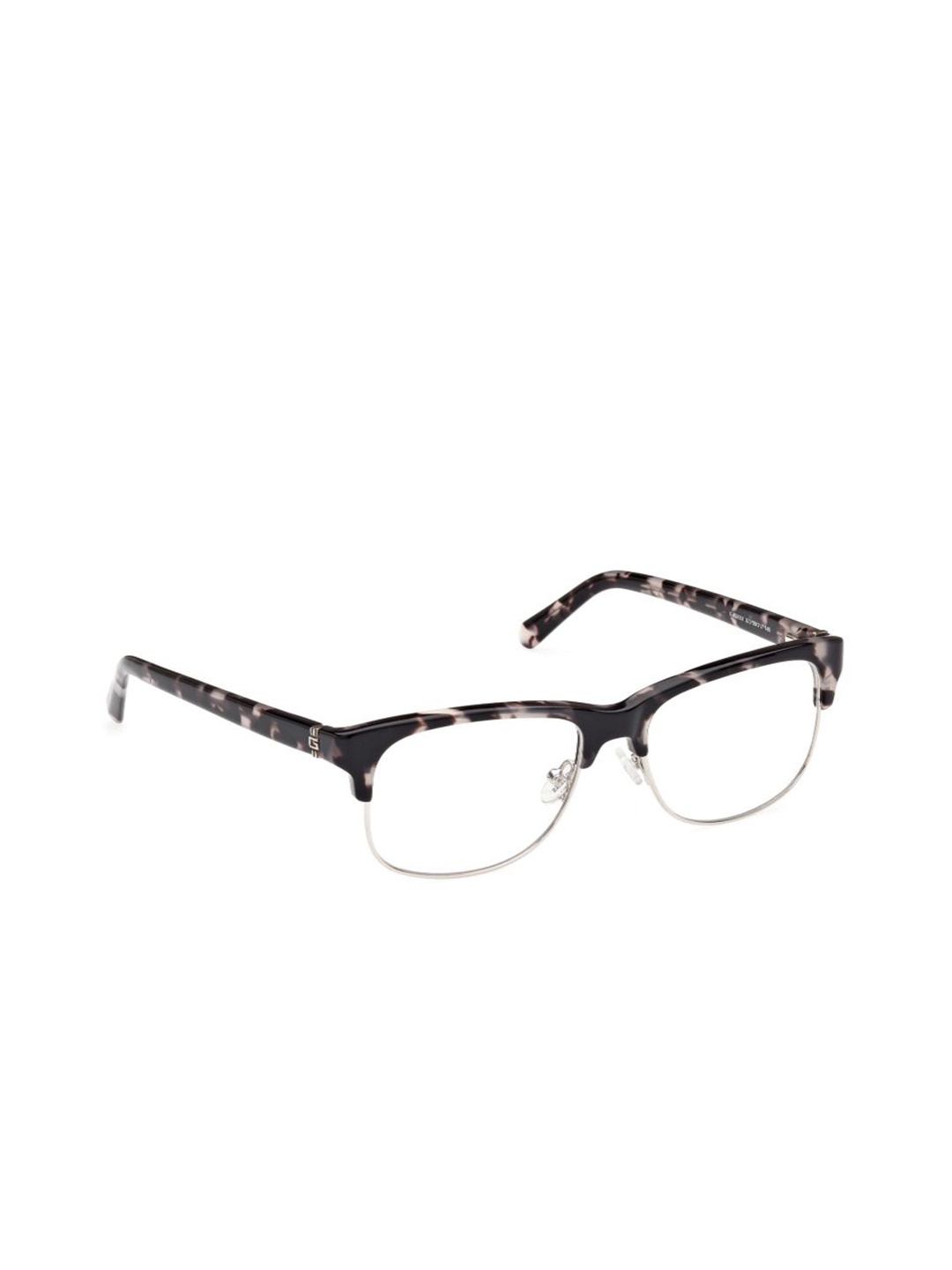 

GUESS Men Abstract Full Rim Square Frames, White