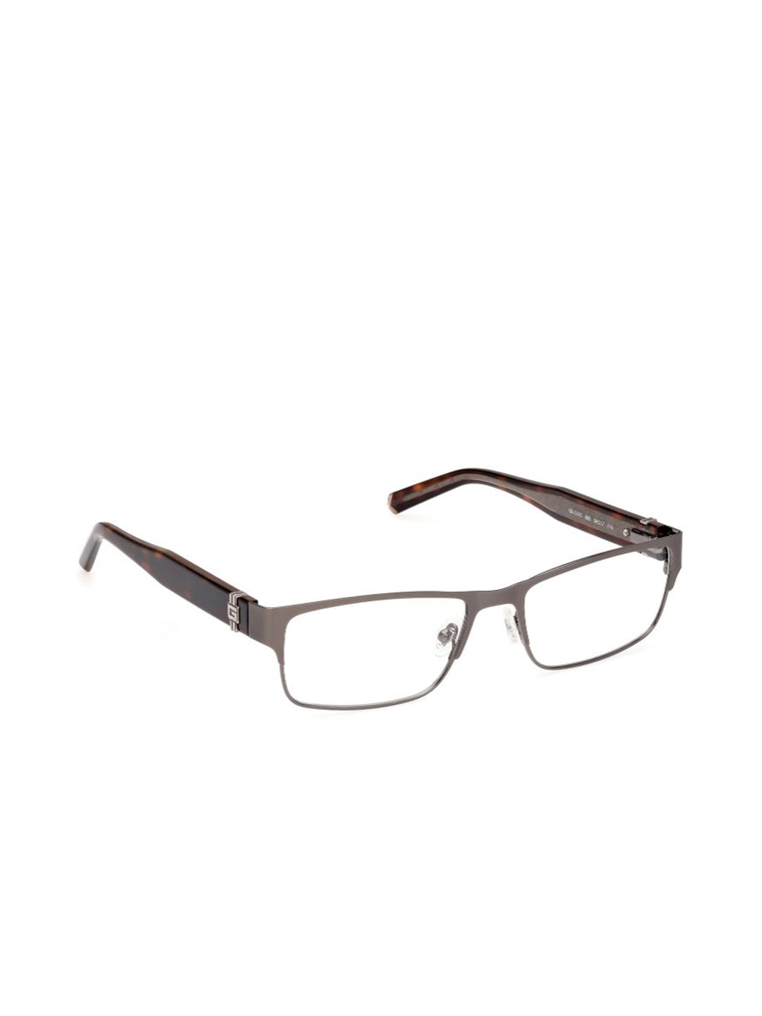 

GUESS Men Abstract Full Rim Rectangle Frames, Brown