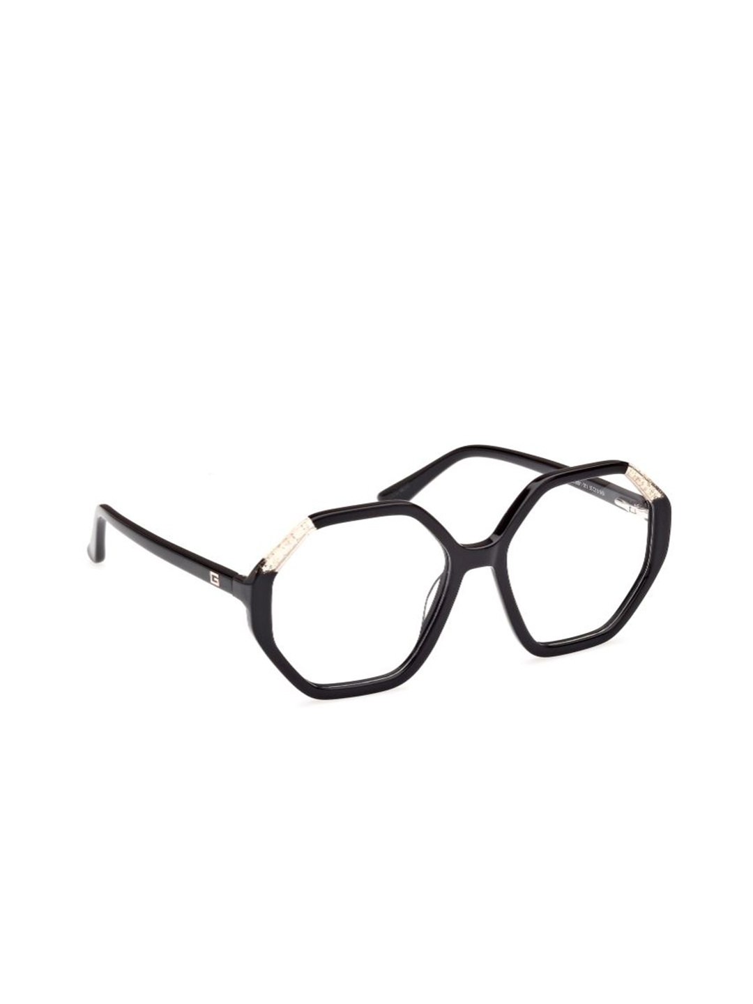 GUESS Women Full Rim Oversized Frames, Black