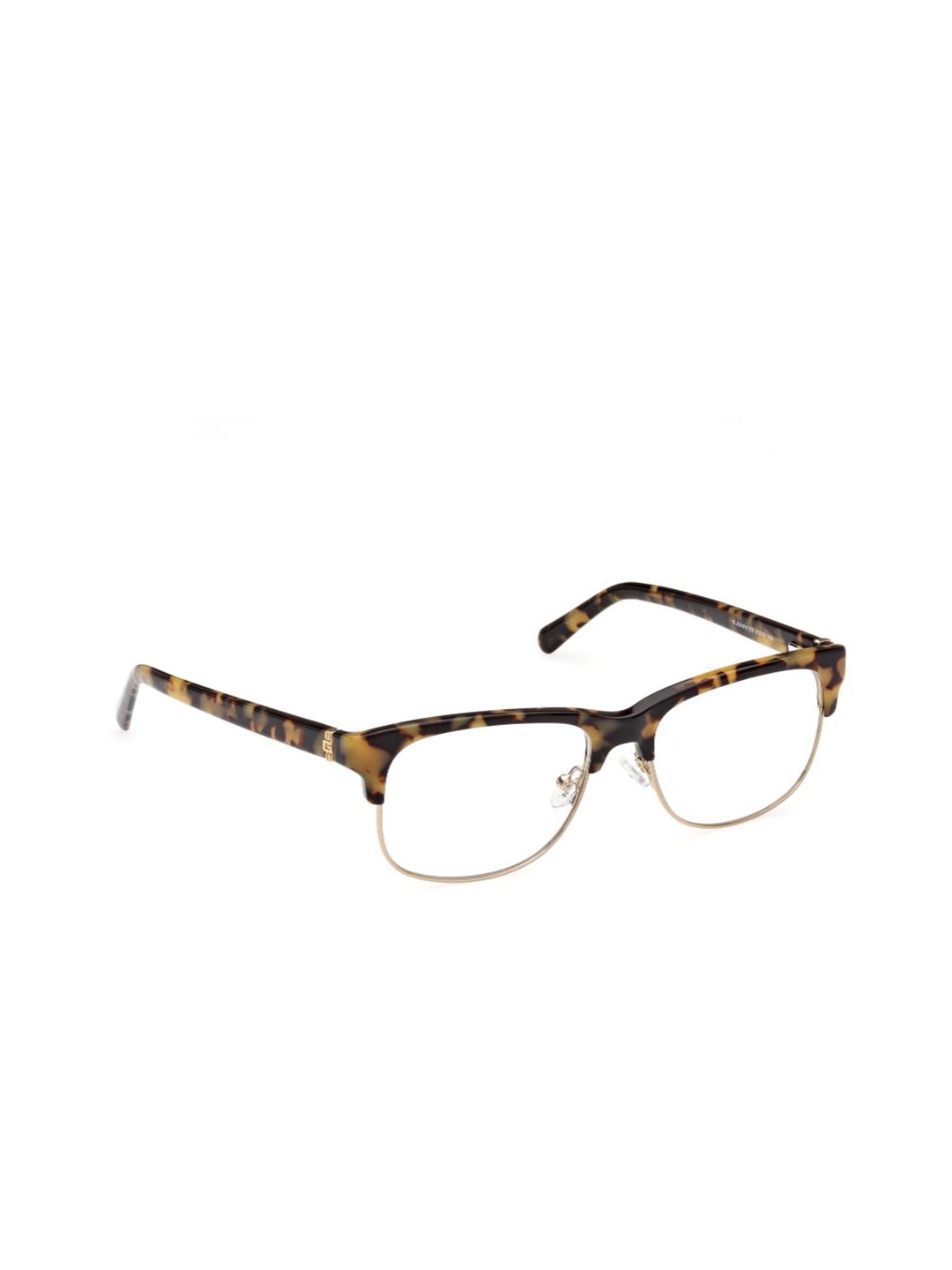 

GUESS Men Abstract Full Rim Square Frames, Brown