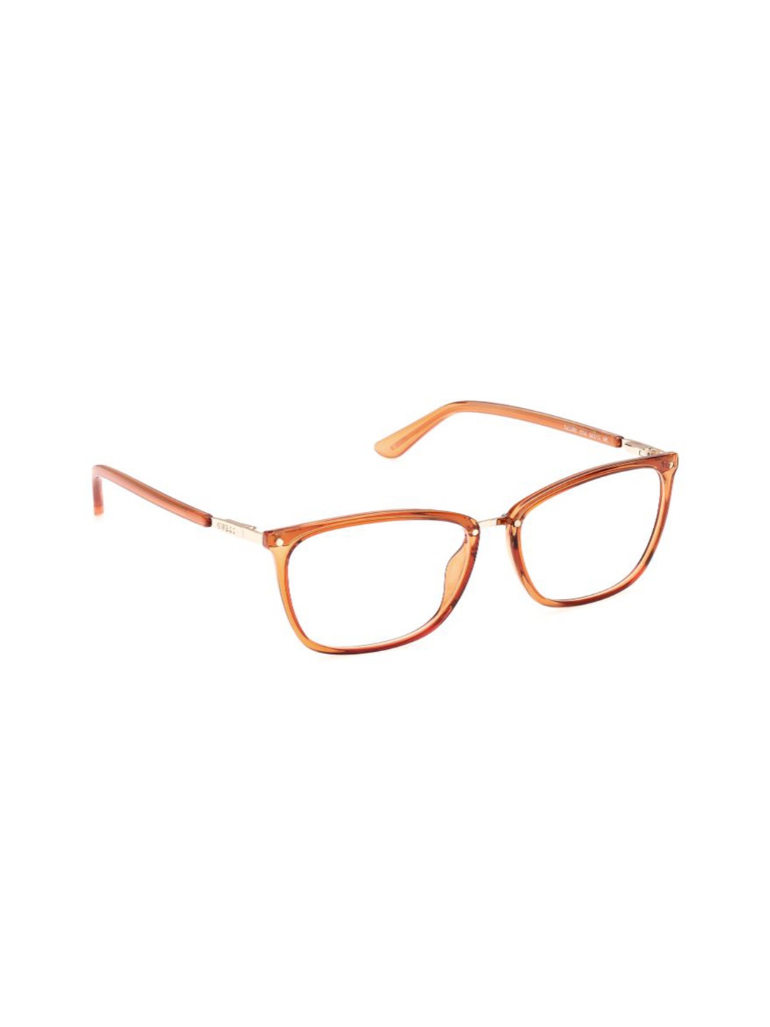 

GUESS Women Full Rim Rectangle Frames, Brown