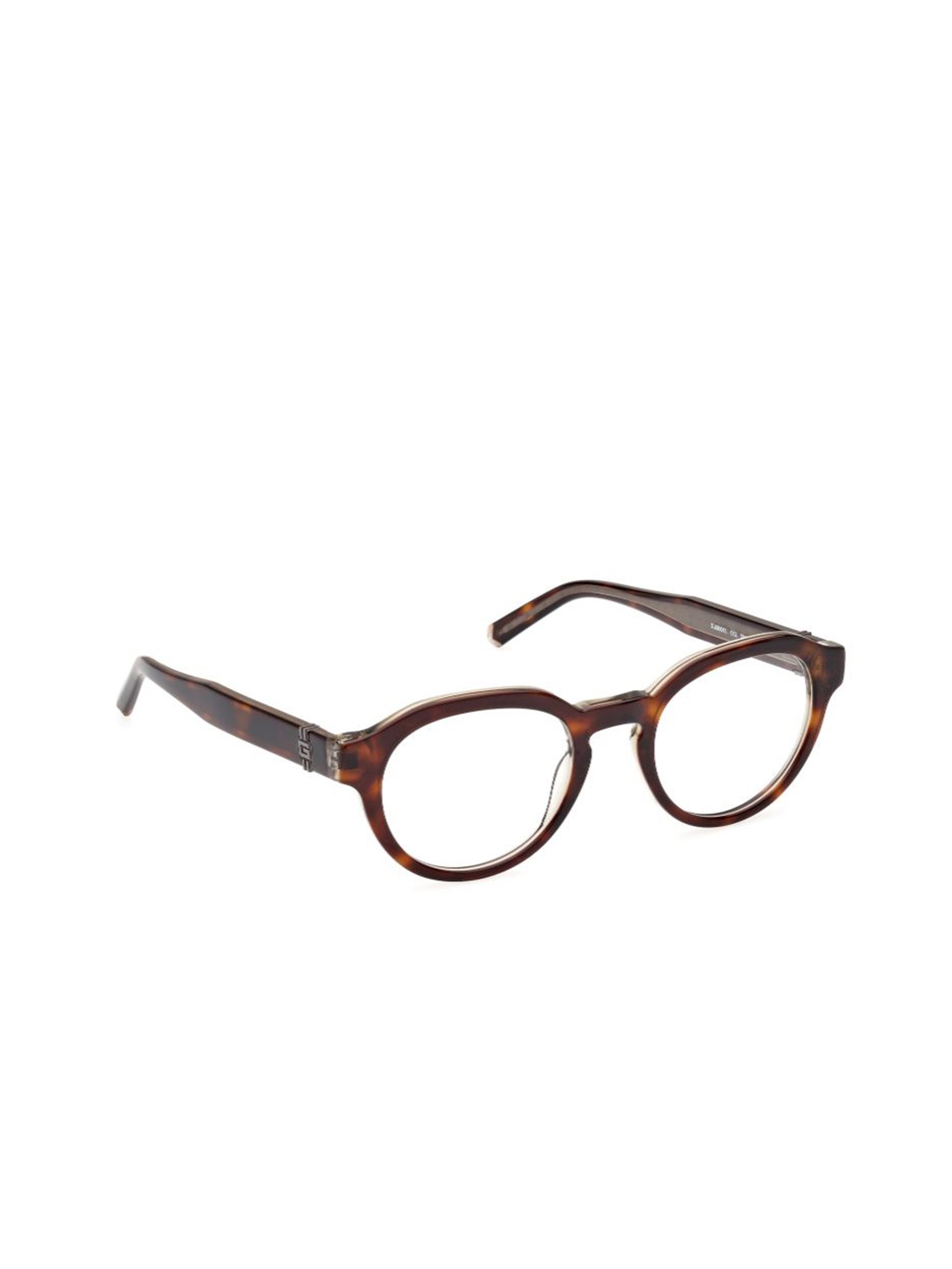 

GUESS Men Abstract Full Rim Round Frames, White