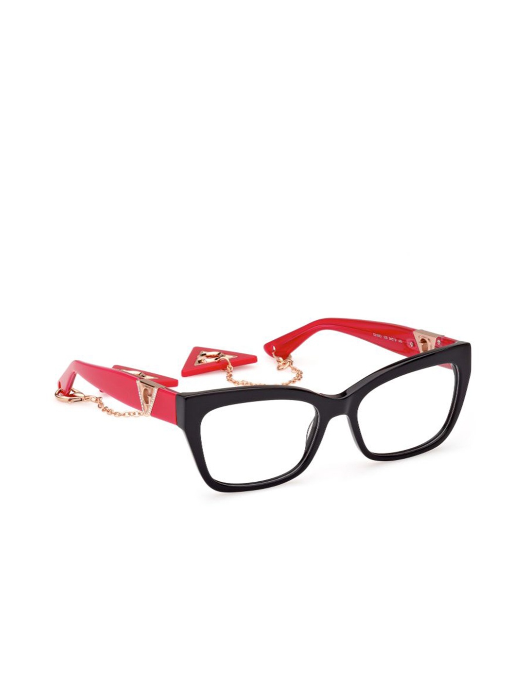 

GUESS Women Full Rim Rectangle Frames, Black