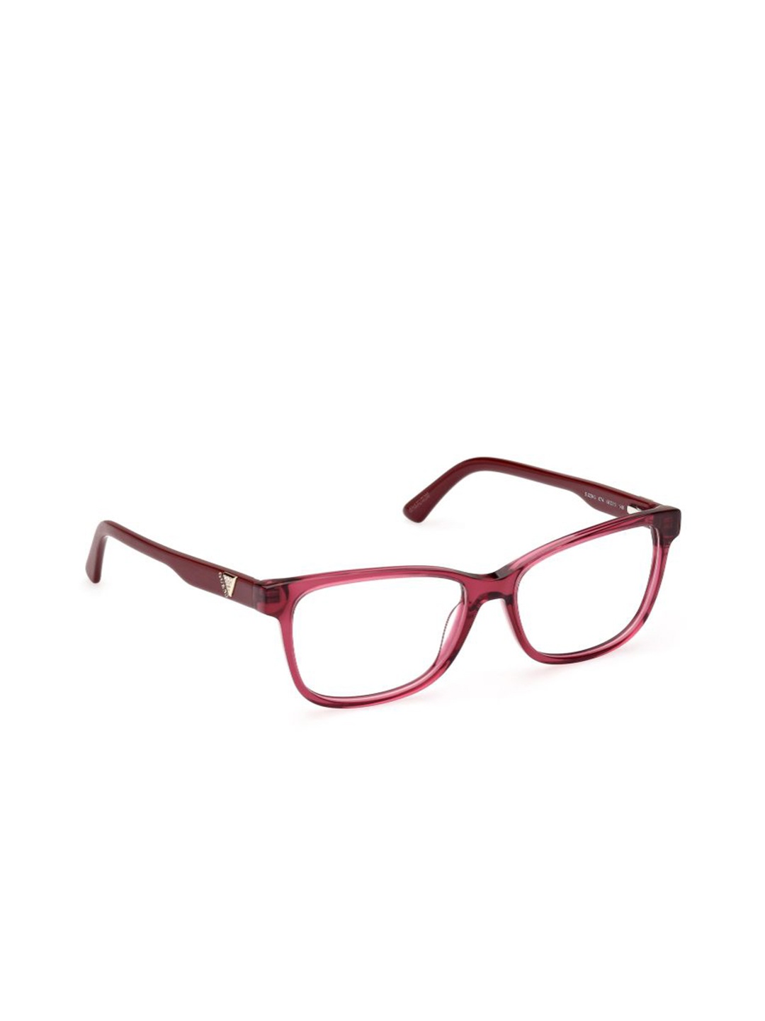 

GUESS Women Full Rim Rectangle Frames, Purple